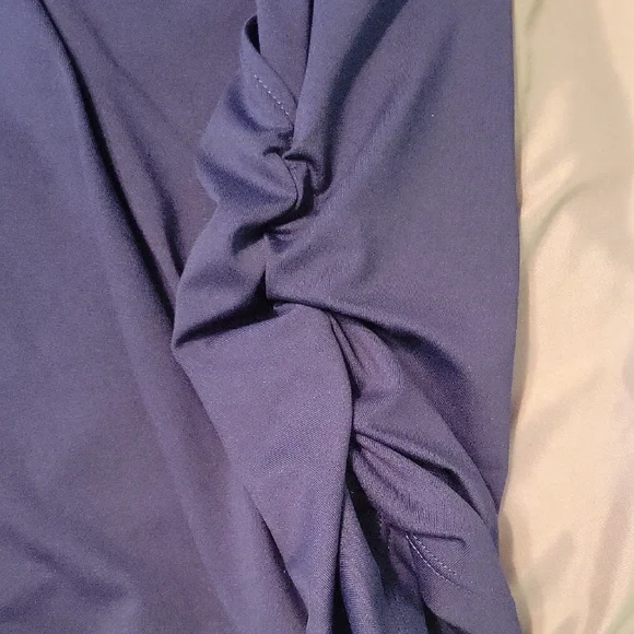 Black and Blue Wrap Tops Halara Lot Of 3 Size Med - Picture 2 of 7